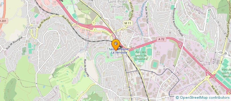 localisation de l'entreprise O'SERVICES  SAINT-ETIENNE