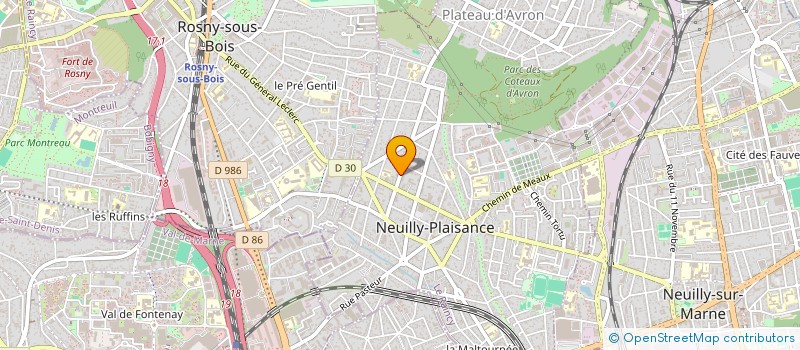 localisation de l'entreprise O SERVICES PARISIENS à NEUILLY-PLAISANCE