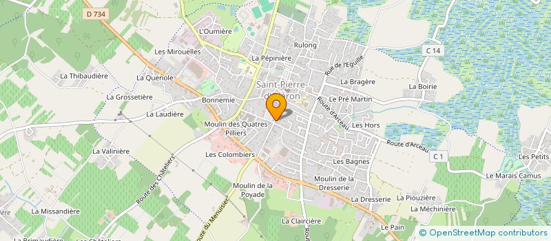 localisation de l'entreprise O SHOP  SAINT-PIERRE-D'OLERON