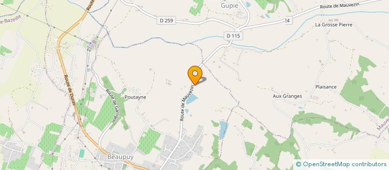 localisation de l'entreprise O'SIS PISCINES à MARMANDE