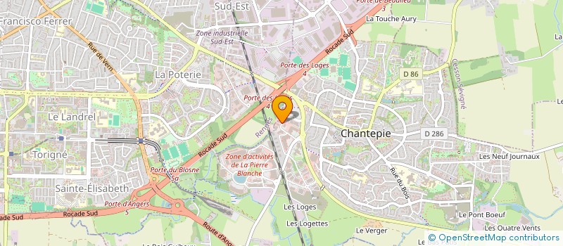 localisation de l'entreprise O-SISTER  CHANTEPIE