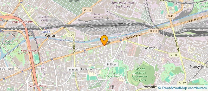 localisation de l'entreprise O'SLICE PIZZA PANTIN  PANTIN