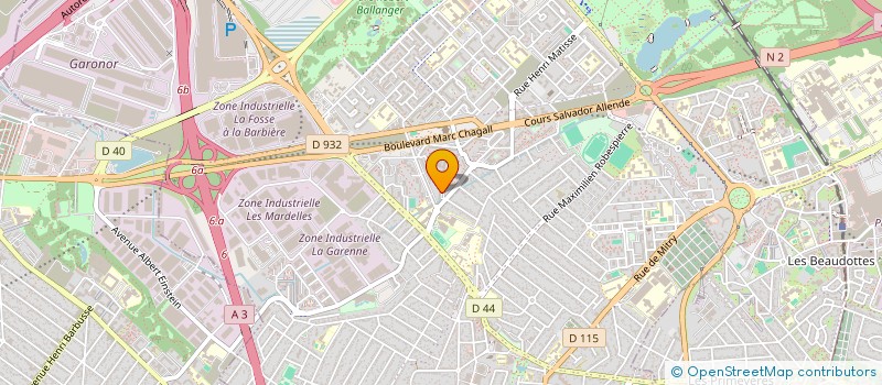 localisation de l'entreprise O'SMASH BAE à AULNAY-SOUS-BOIS