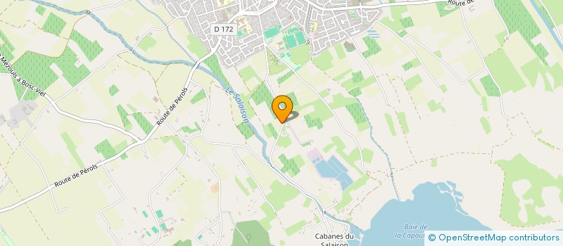 localisation de l'entreprise O SNACK LE VENDARGUOIS  MAUGUIO