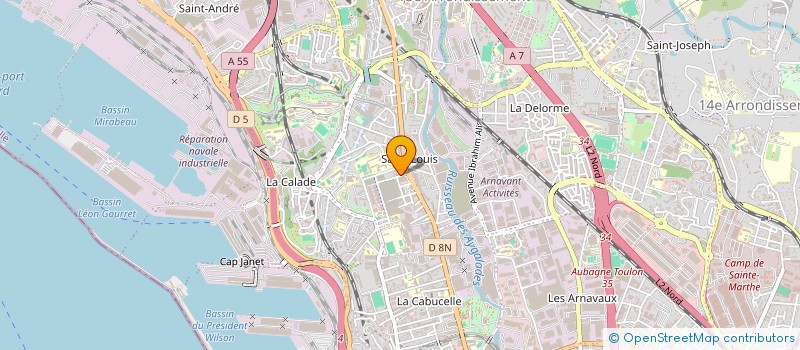 localisation de l'entreprise O'SOFRAM à MARSEILLE