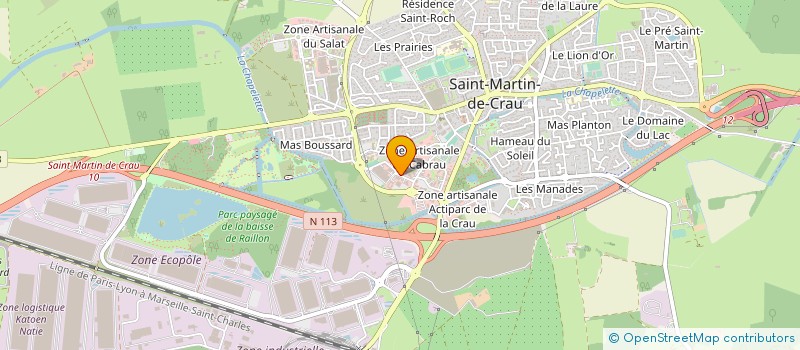 localisation de l'entreprise O & SOL à SAINT-MARTIN-DE-CRAU