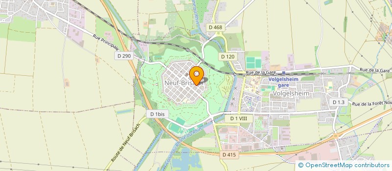 localisation de l'entreprise O SOLE MIO  NEUF-BRISACH