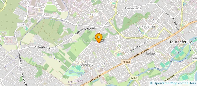 localisation de l'entreprise O SOLEIL  TOURNEFEUILLE