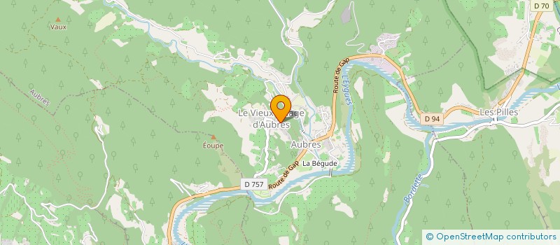 localisation de l'entreprise O SOLEIL PROVENCAL  AUBRES