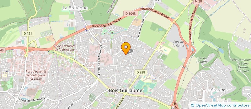localisation de l'entreprise O'SOLUTIONS à BOIS-GUILLAUME