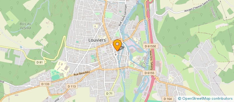 localisation de l'entreprise O SPA à LOUVIERS