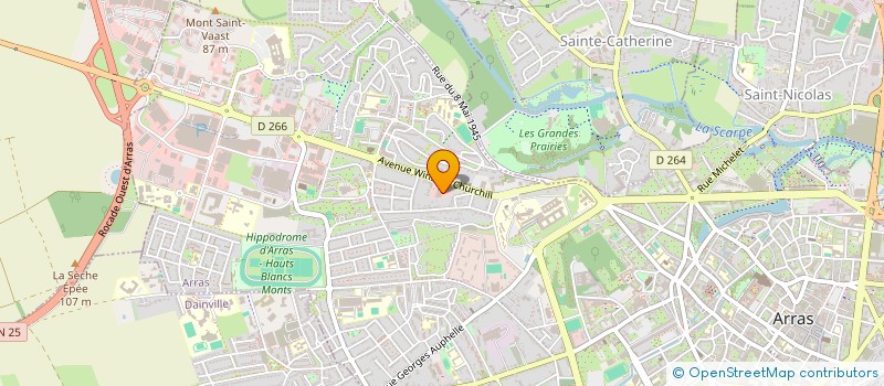 localisation de l'entreprise O SPA à ARRAS
