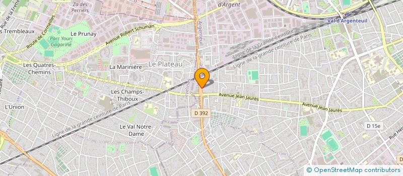 localisation de l'entreprise O'SPA BABA  ARGENTEUIL