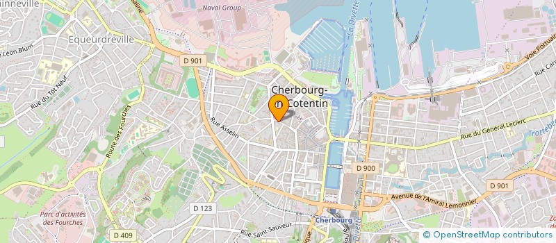 localisation de l'entreprise O SPABIKE  CHERBOURG-EN-COTENTIN