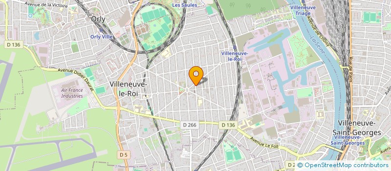 localisation de l'entreprise O'SPACE à VILLENEUVE-LE-ROI