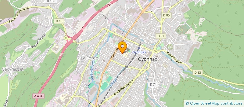 localisation de l'entreprise O'SPECIALE CHEZ HAMZA à OYONNAX