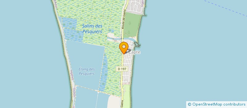 localisation de l'entreprise O'SPECTACLE  HYERES