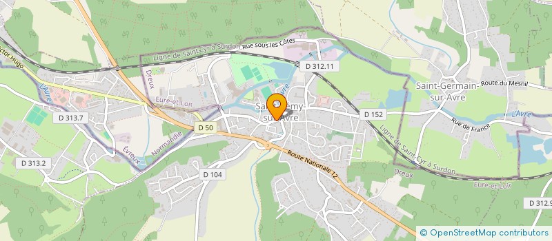 localisation de l'entreprise O'SPELER à SAINT-REMY-SUR-AVRE