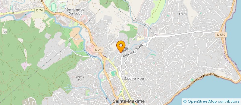 localisation de l'entreprise O SPORTS EVENTS à SAINTE-MAXIME