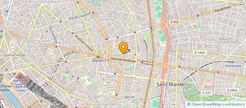 localisation de l'entreprise O'SQUARE  PARIS