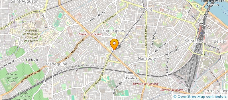 localisation de l'entreprise O'SQUARE BARBER SHOP  BORDEAUX