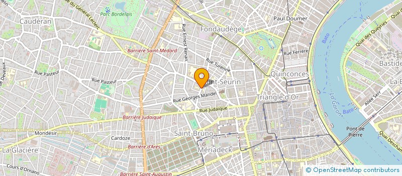 localisation de l'entreprise O SQUARES D'EDEN  BORDEAUX