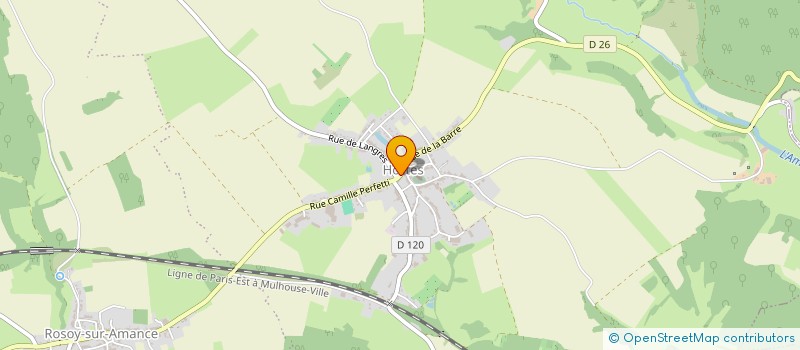 localisation de l'entreprise O'STADE D'AMANCE à HAUTE-AMANCE