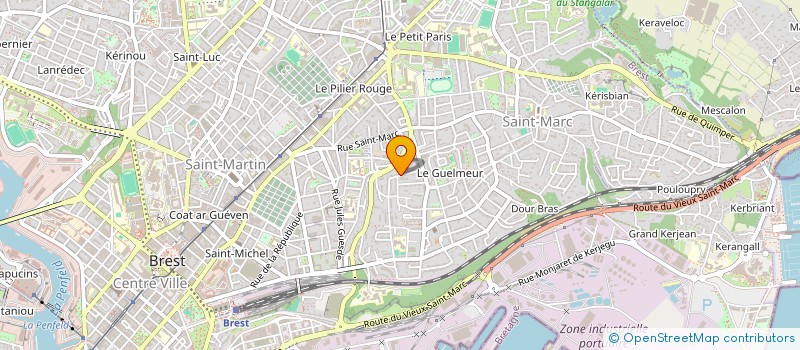 localisation de l'entreprise O'STALERI à BREST
