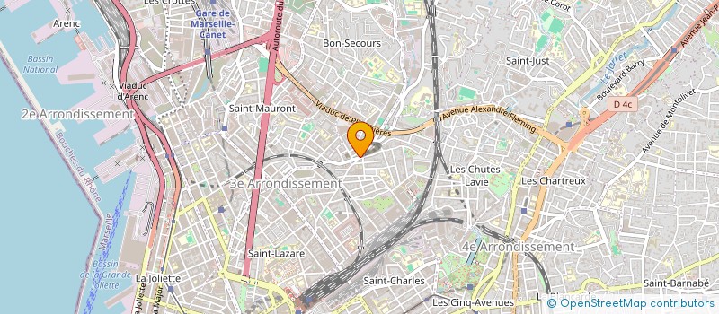 localisation de l'entreprise O STAR à MARSEILLE