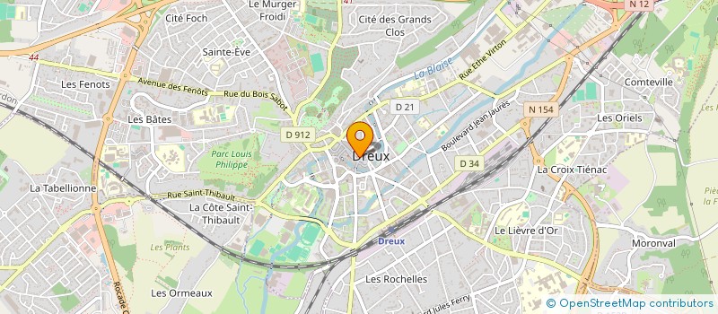 localisation de l'entreprise O'STUDIO à DREUX