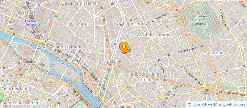 localisation de l'entreprise O'STUDIO  PARIS