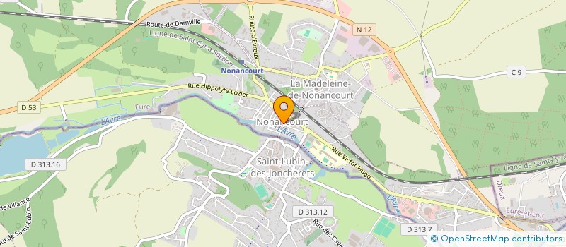 localisation de l'entreprise O'STUDIO NONANCOURT à NONANCOURT