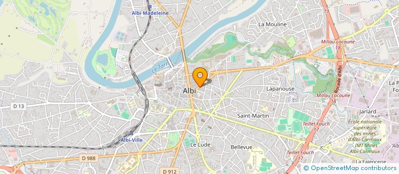 localisation de l'entreprise O SUCRE SALE à ALBI