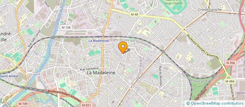 localisation de l'entreprise O'SUCRES SALES à MARCQ-EN-BARŒUL