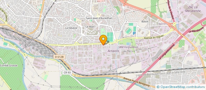 localisation de l'entreprise O SUNNA DISTRIBUTION à BEZIERS