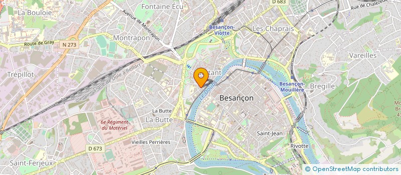 localisation de l'entreprise O SUPREME BURGER à BESANCON