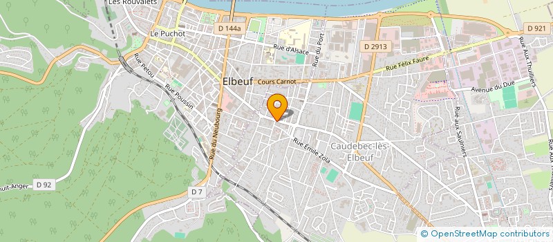 localisation de l'entreprise O'SWEET  CAUDEBEC-LES-ELBEUF