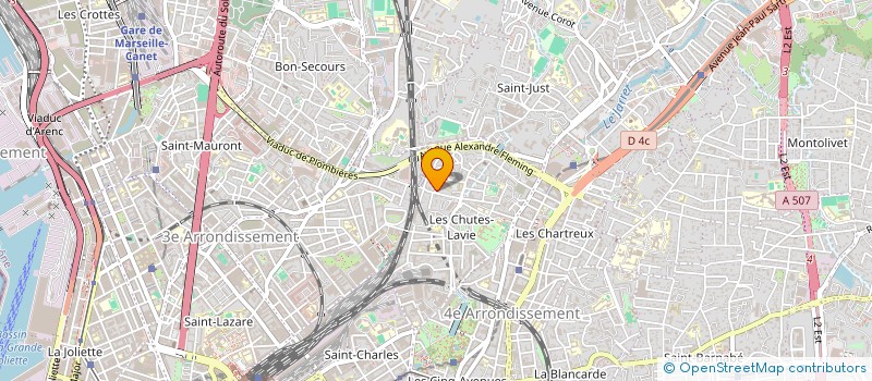 localisation de l'entreprise O SYNER J à MARSEILLE