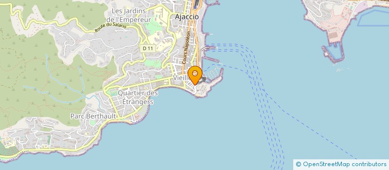 localisation de l'entreprise O.T.A.N à AJACCIO