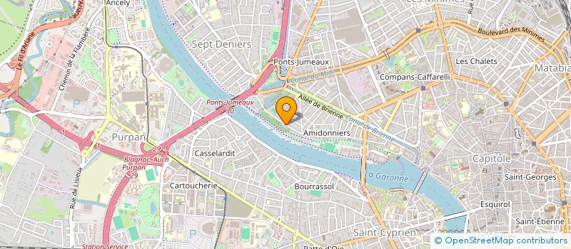 localisation de l'entreprise O.T.C.E. GROUPE  TOULOUSE