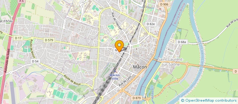 localisation de l'entreprise O.T CONSTRUCTION à MACON