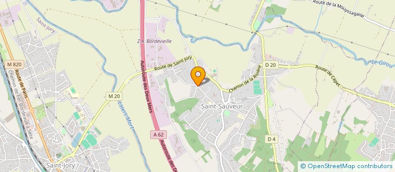localisation de l'entreprise O.T.E.C. à SAINT-SAUVEUR