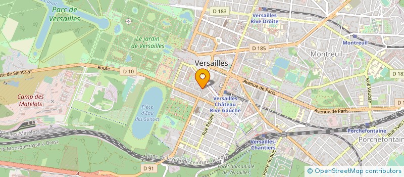 localisation de l'entreprise O&T INVESTMENTS SAS à VERSAILLES