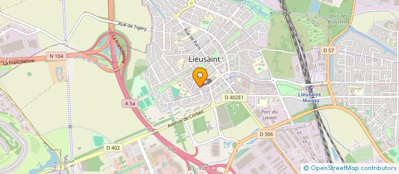 localisation de l'entreprise O-T-LEAU à LIEUSAINT