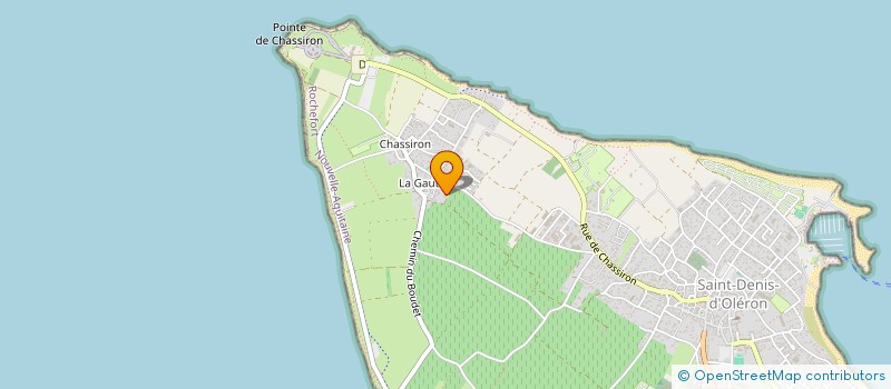 localisation de l'entreprise O.T.M. OLERONAISE DE TRAVAUX MOUREY  SAINT-DENIS-D'OLERON