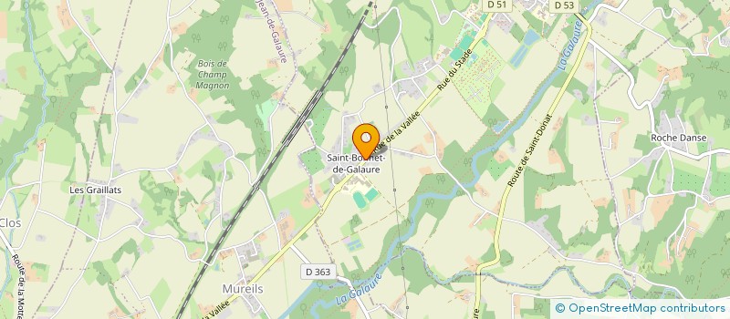 localisation de l'entreprise O.T.R EVENTS  CHATEAUNEUF-DE-GALAURE