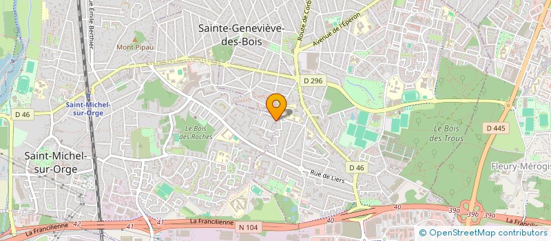 localisation de l'entreprise O.T TRANSPORTS à SAINT-MICHEL-SUR-ORGE