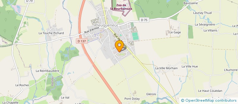 localisation de l'entreprise O TABARNAK  PLEUGUENEUC