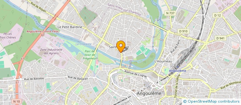 localisation de l'entreprise O'TACOS à ANGOULEME