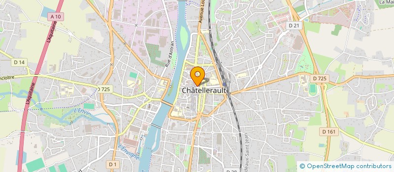 localisation de l'entreprise O TACOS PLUS à CHATELLERAULT